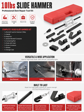 Load image into Gallery viewer, Trade Quality – 13‑Piece 10lb Slide Hammer Set