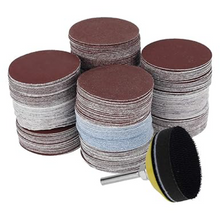 Load image into Gallery viewer, 202pc Assorted 50mm Sanding Discs