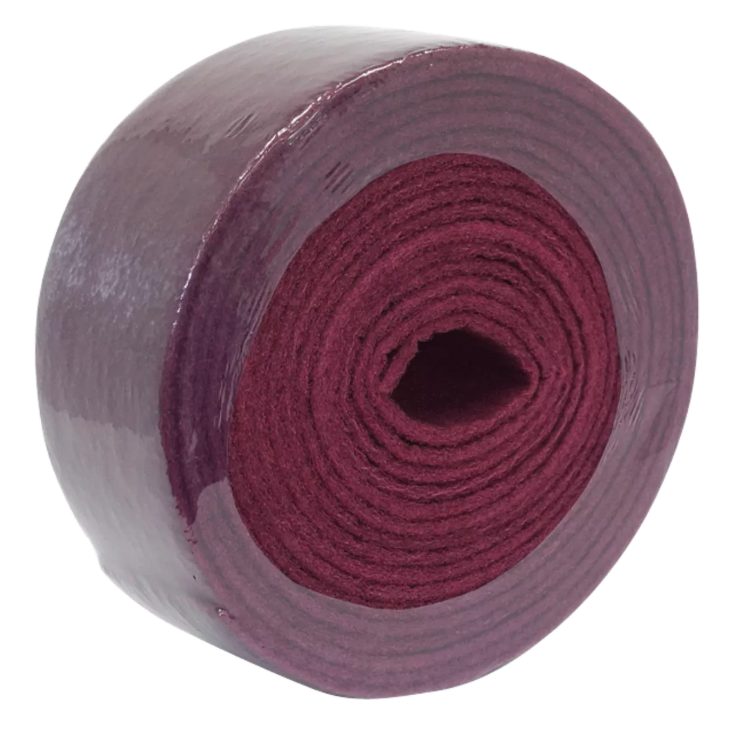 NETTO SCOTCH ROLL NON WOVEN MAROON 400 GRIT 115MM X 10M