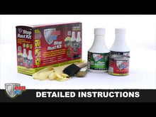 Load and play video in Gallery viewer, Stop Rust Kit Gloss Black - Enough to cover 1 square metre.