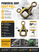 Load image into Gallery viewer, Two‑Way Panel Puller – 3 Ton / 2 Ton Pulling Capacity
