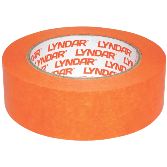 LYNDAR HIGH TEMP AUTOMASK TAPE ORANGE 36mm x 50m SINGLE