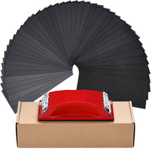 Load image into Gallery viewer, Sanding Block Kit with 42pcs Wet &amp; Dry Sandpapers P120–P3000
