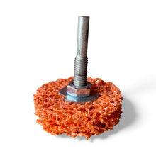 Load image into Gallery viewer, KM-Bear 50mm ORANGE Ceramic Abrasive Grain Shafted Strip Disc
