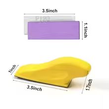 71 PCS Hand Sander Kit Mini Detail Block