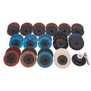 Load image into Gallery viewer, 108pcs 2Inch Roll Lock Sanding Disc Kit with Backing Pad Quick Change Discs
