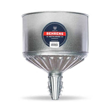 Load image into Gallery viewer, 8 Quart (7.57LT) Galvanized Steel Lock-On Tractor Funnel
