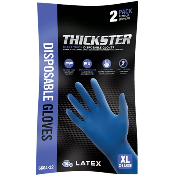 Sas Thickster Pf Latex Gloves X-Large (2 Pair)