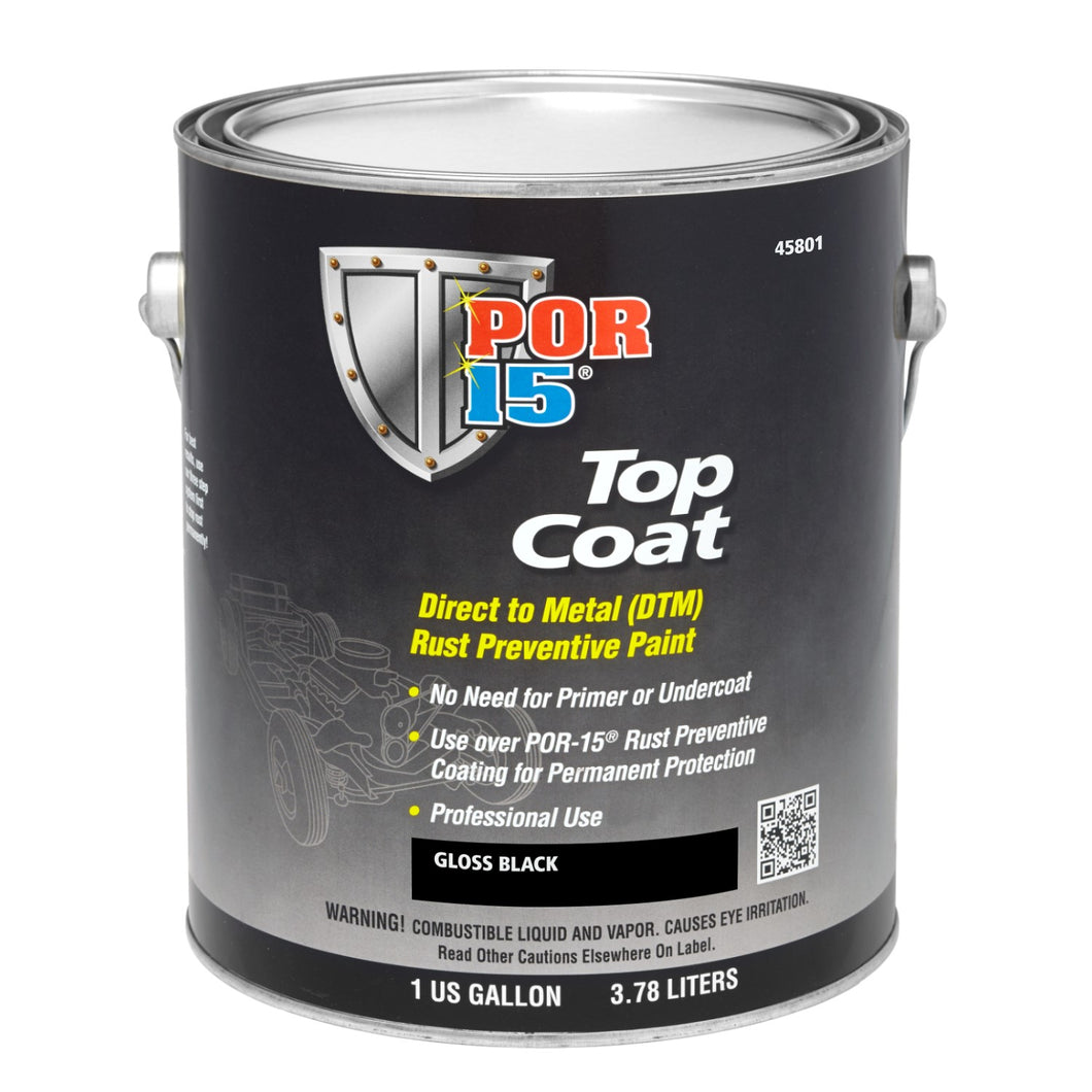 Top Coat | Gloss Black - Gallon