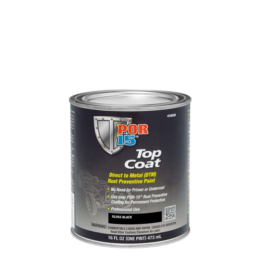 Top Coat | Gloss Black - Pint
